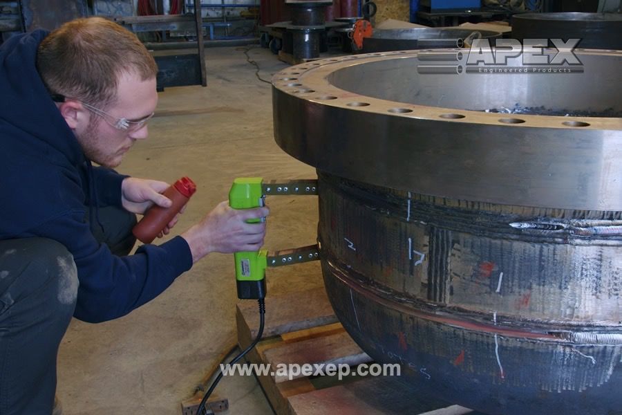Magnetic particle testing at Apex Engineered Products Photo 3